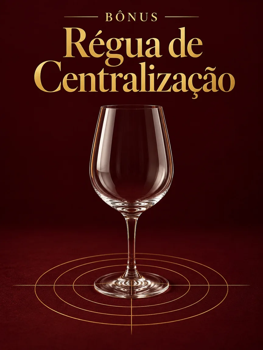 Capa do bônus Régua de centralização